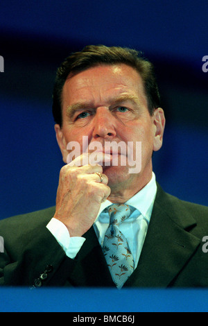 GERHARD Schröder BUNDESKANZLER Deutschlands 2. November 1998 Stockfoto