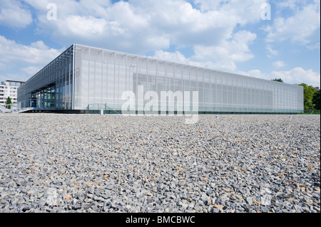 Neue Messe am Topographie des Terrors der Stelle des ehemaligen Gestapo-Polizeipräsidium in Berlin Deutschland Stockfoto