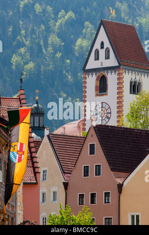 Füssen auf der "romantischen Straße" in Bayern, Deutschland Stockfoto