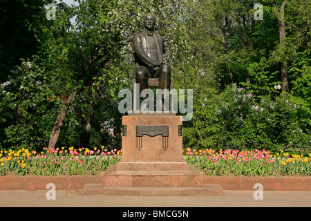 Denkmal für die russische Komponist, Pianist und Dirigent Sergei Vasilievich Rachmaninov (1873-1943) in Moskau, Russland Stockfoto