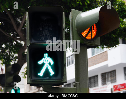 Fußgängerüberweg in Spanien Stockfoto
