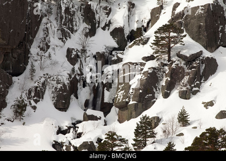 Schwarze Lagune, Naturpark Urbion Gipfel, Soria, Spanien / Laguna Negra, Parque Natural Picos de Urbión, Soria, España Stockfoto