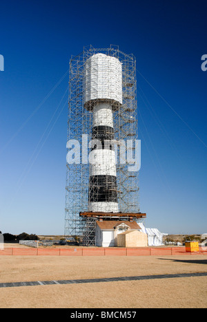 Restaurierung von Bodie Island Lighthouse. Stockfoto