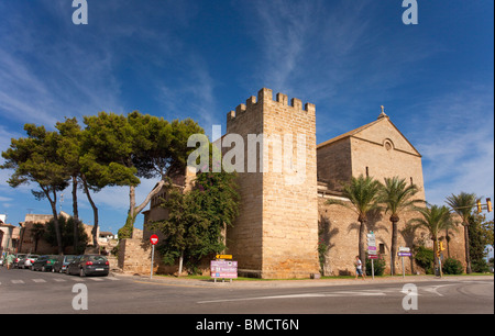 Kirche Sant Jaume Alcudia Altstadt-Mallorca-Mallorca-Spanien-Europa-EU Stockfoto