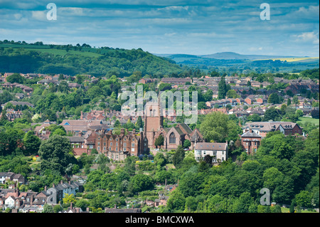 Bridgnorth, Shropshire aus Queens Salon. Stockfoto