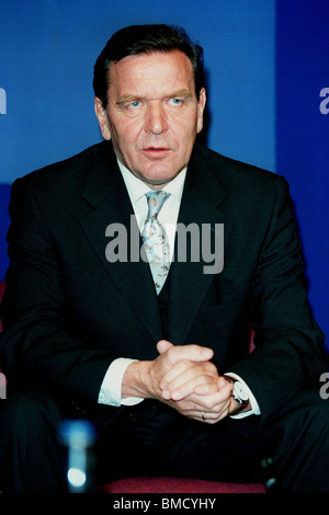 GERHARD Schröder BUNDESKANZLER Deutschlands 3. November 1998 Stockfoto