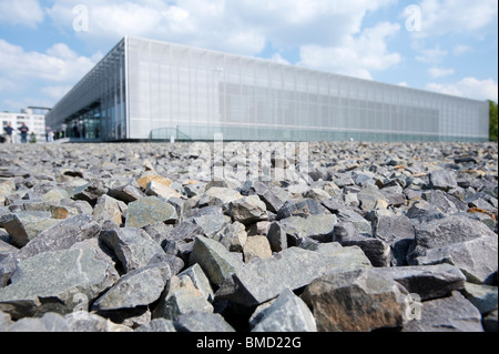 Neue Messe am Topographie des Terrors der Stelle des ehemaligen Gestapo-Polizeipräsidium in Berlin Deutschland Stockfoto