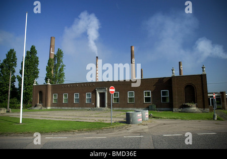 Stewartby Ziegel arbeitet Bedfordshire, England, UK Stockfoto