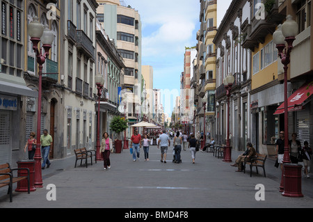 Calle Triana, Las Palmas de Gran Canaria, Spanien Stockfoto