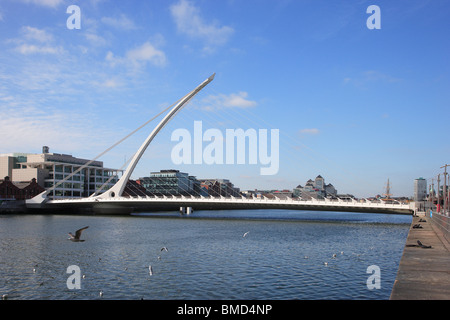 Samuel Beckett Bridge Dublin Irland Stockfoto