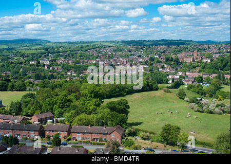 Bridgnorth, Shropshire, von der Königin Stube. Stockfoto