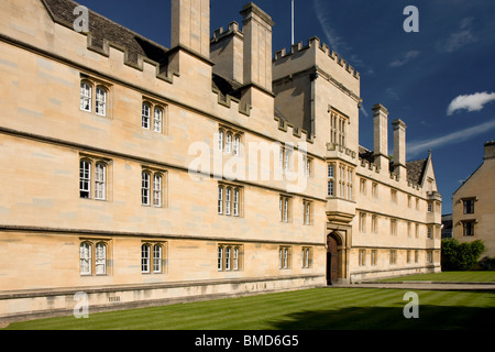 Der vordere Eingang des Wadham College, Oxford Stockfoto