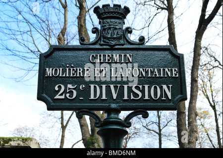 Friedhof Père-Lachaise, Paris, Ile de France, Frankreich Stockfoto