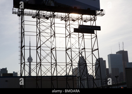 Riesige Anzeige - Queen es Quay East - Toronto - Ontario - Canada Stockfoto