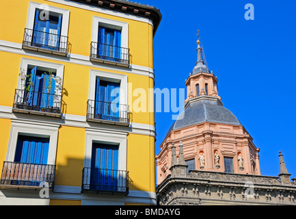 Madrid, Spanien. Iglesia de San Andres / Kirche von San Andres Stockfoto