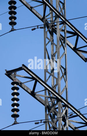 Strommast Stockfoto