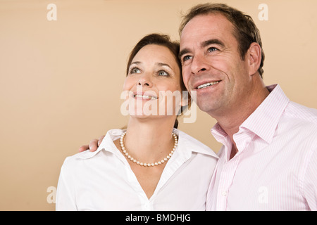 Paar im Studio Stockfoto
