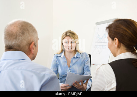 Business-Leute treffen Stockfoto