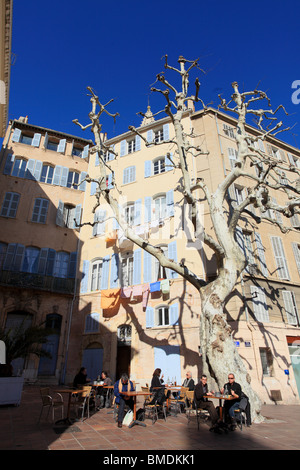 Malerischen Fassade im alten Viertel von Marseille Stockfoto