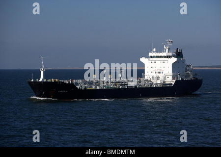 Curzola Chemikalientanker registriert in Italien an der irischen See in Liverpool Bucht segeln Stockfoto