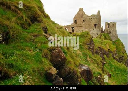 Dunluce Castle, County Antrim, Nordirland, Vereinigtes Königreich Stockfoto