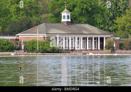 Serpentin Lido, Hyde Park, London, Vereinigtes Königreich Stockfoto