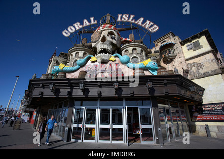 Koralleninsel Spielhalle Blackpool Promenade Lancashire England uk Stockfoto