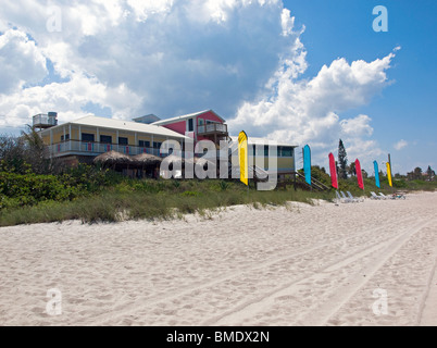 Gelände des alten Melbourne Beach Casino am Atlantik an der Ostküste von Florida in Zentral-Florida Stockfoto