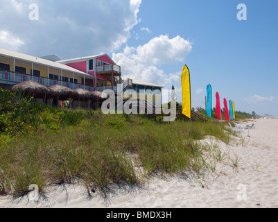 Old Melbourne Beach Casino am Atlantik an der Ostküste von Florida in Melbourne beach Stockfoto