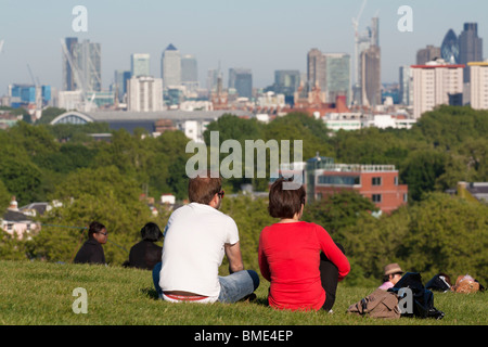 Sommer Abend - Primrose Hill - Camden - London Stockfoto