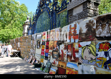 Kunst zeigt außerhalb Green Park, Westminster, London, England, Vereinigtes Königreich Stockfoto