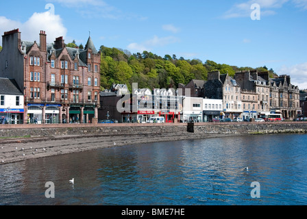 George Street Waterfront Oban Lorn Argyll westlichen schottischen Highlands Schottland Stockfoto