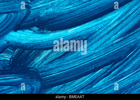 Pinselstriche - bemalte Leinwand - Handwerk Stockfoto