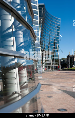 Christchurch Art Gallery, Te Puna o Waiwhetu in Christchurch kulturellen Bezirk. Stockfoto