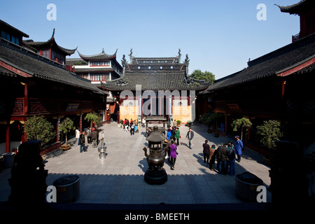 Cheng Huang Miao Tempel, Shanghai, China Stockfoto