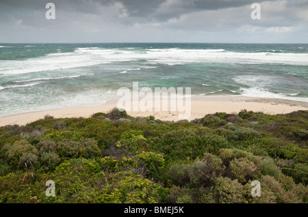 Westlichen australischen Strand im Winter in der Margaret River region Stockfoto