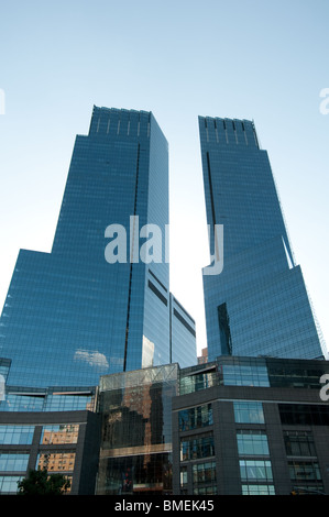 Das Time Warner Center ist ein 80 Stockwerke hohes Gebäude am Columbus Circle in Manhattan, New York CIty, NY, USA. Stockfoto