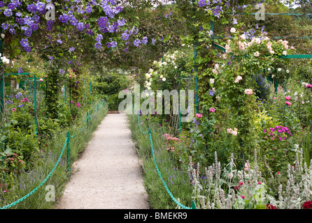 GÄRTEN VON CLAUDE MONET IN GIVERNY, FRANKREICH Stockfoto