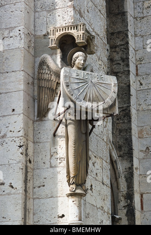 SKULPTUREN VON CHARTRES KATHEDRALE CHARTRES, FRANKREICH Stockfoto