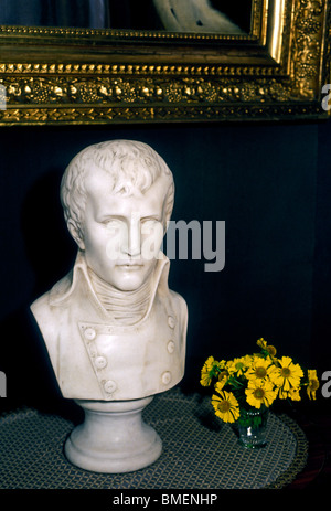 Büste des Napoleon I, Napoleon-Museum, Schloss Arenenberg, Stadt Arenenberg, Kanton Thurgau, Schweiz, Europa Stockfoto