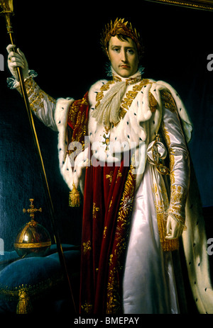 Porträt von Napoleon i., Napoleon-Museum, Schloss Arenenberg, Stadt Arenenberg, Kanton Thurgau, Schweiz, Europa Stockfoto