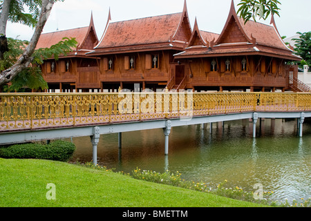 Vimanmek Palace oder Vimanmek Teak Mansion. Stockfoto