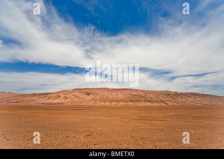Blick auf flammende Berge, Turpan City, Turpan Präfektur Xinjiang Uyghur autonome Region, China Stockfoto