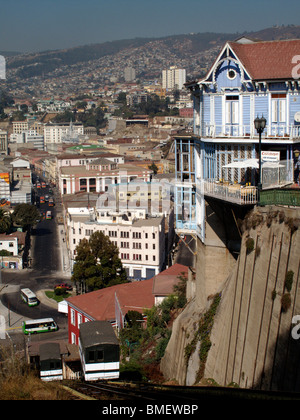 Ascensor Artilleria in Valapraiso in Chile, Südamerika Stockfoto