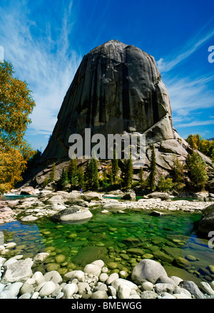 Shenzhong Berg in Koktokay County, Altay Präfektur, Xinjiang Uyghur autonome Region, China Stockfoto