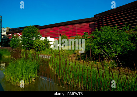 MUSEUM DES QUAI BRANLY, PARIS, FRANKREICH Stockfoto