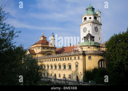 Mueller'sches Volksbad, Münchens schöne 1901 Jugendstil-Badehaus. München, Deutschland Stockfoto