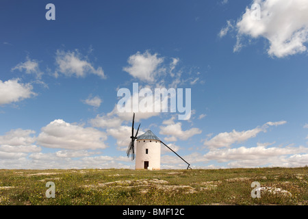 Windmühle, Campo de Criptana, Cuenca Provinz Kastilien-La Mancha, Spanien Stockfoto