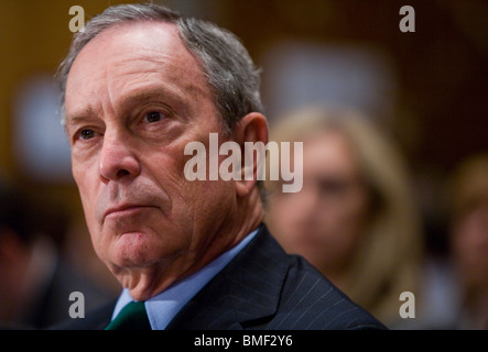 New Yorks Bürgermeister Michael Bloomberg. Stockfoto