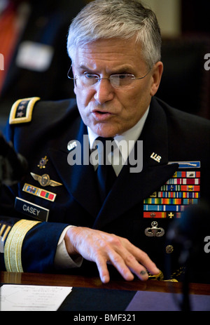 Armee-Stabschef General George Casey. Stockfoto